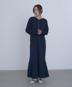 前後２ＷＡＹホックプリントマーメイドスウェットワンピース