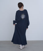 前後２ＷＡＹホックプリントマーメイドスウェットワンピース