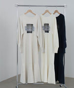 前後２ＷＡＹホックプリントマーメイドスウェットワンピース