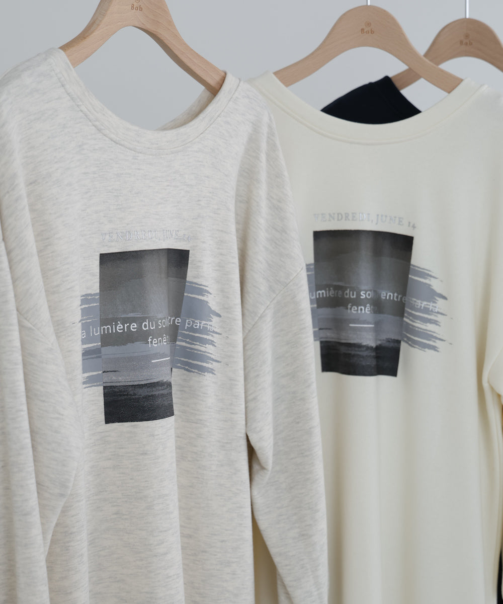 前後２ＷＡＹホックプリントマーメイドスウェットワンピース