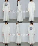 前後２ＷＡＹホックプリントマーメイドスウェットワンピース