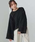 【2026SS】異素材切り替え配色メロートップス