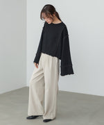 【2026SS】異素材切り替え配色メロートップス