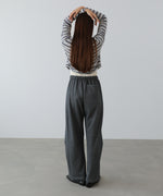 カーブシルエットスウェットパンツ