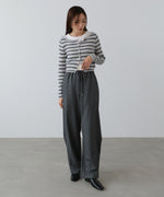 カーブシルエットスウェットパンツ