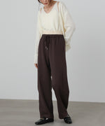 カーブシルエットスウェットパンツ