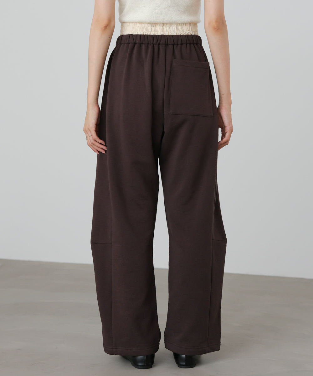 カーブシルエットスウェットパンツ