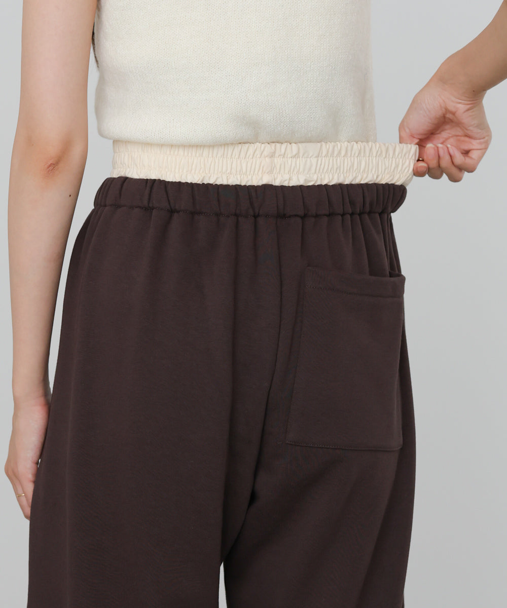 カーブシルエットスウェットパンツ