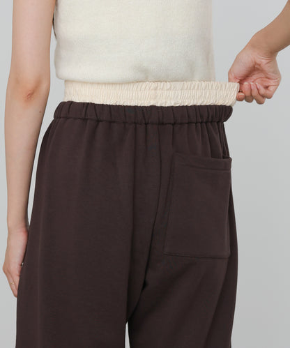 カーブシルエットスウェットパンツ