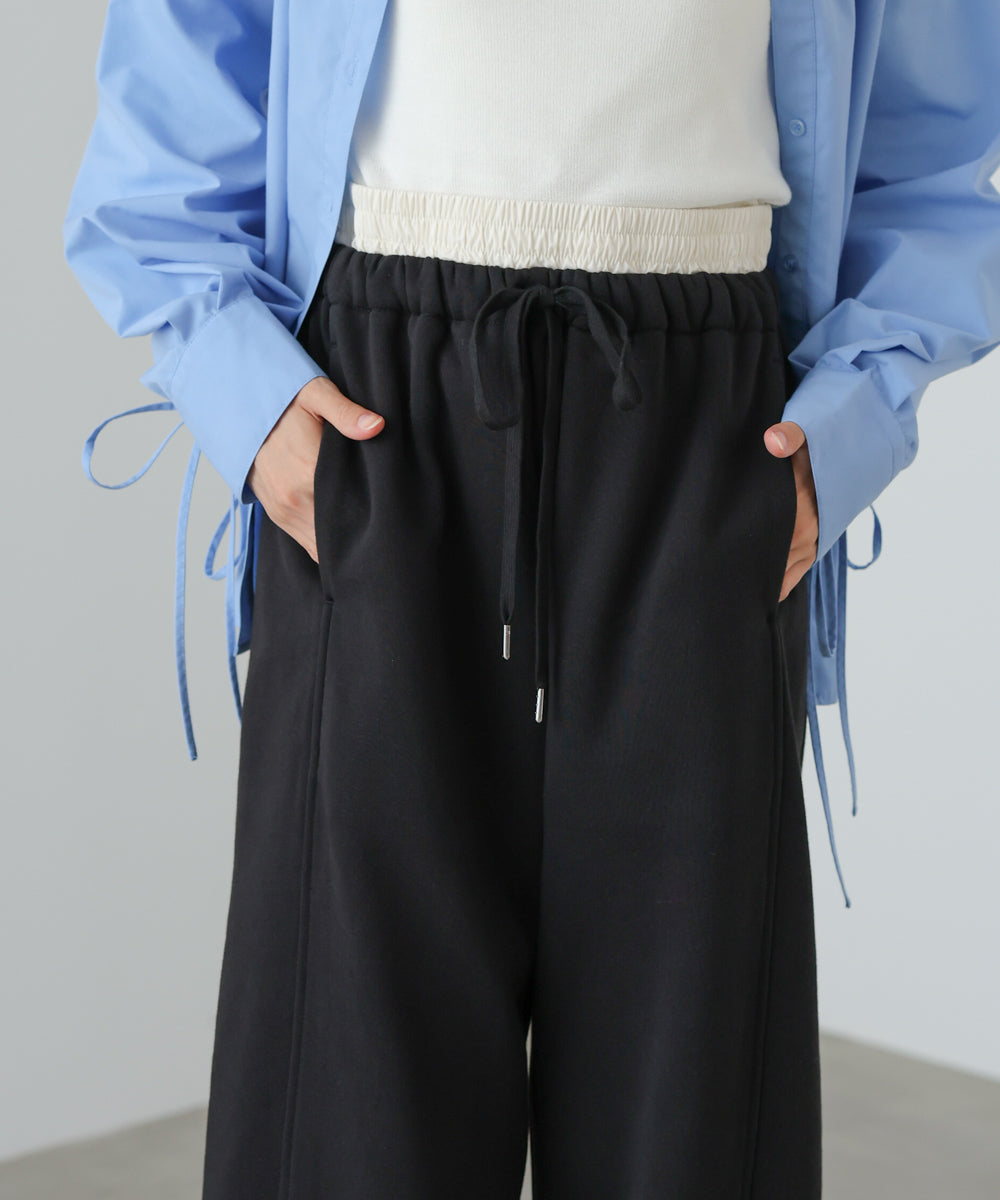 カーブシルエットスウェットパンツ