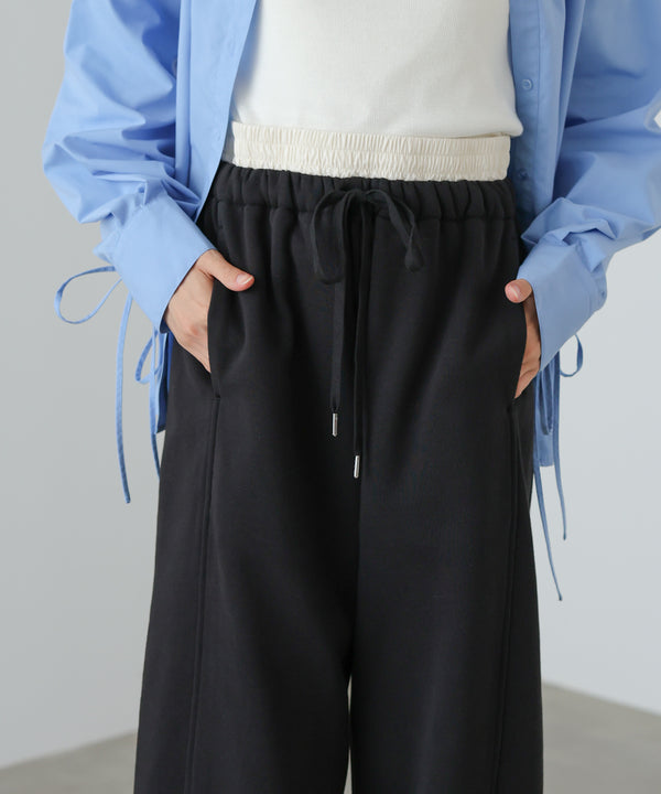 カーブシルエットスウェットパンツ