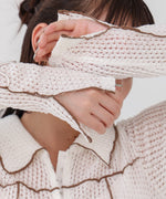 ウェーブメロウホックシャツトップス