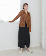 ウェーブメロウホックシャツトップス