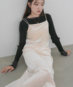 【S・Mサイズ展開】シアーベロアカップ付きキャミワンピース