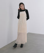 【S・Mサイズ展開】シアーベロアカップ付きキャミワンピース