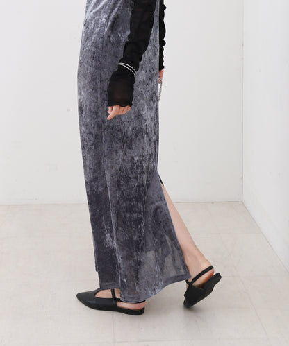 【S・Mサイズ展開】シアーベロアカップ付きキャミワンピース