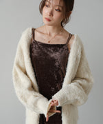 【S・Mサイズ展開】シアーベロアカップ付きキャミワンピース