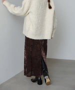 【S・Mサイズ展開】シアーベロアカップ付きキャミワンピース