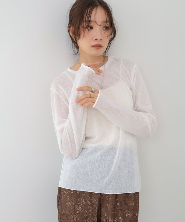 メランジシアーベーシックカットソー