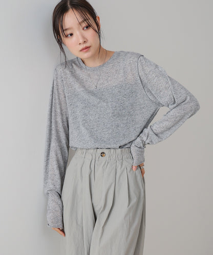 メランジシアーベーシックカットソー