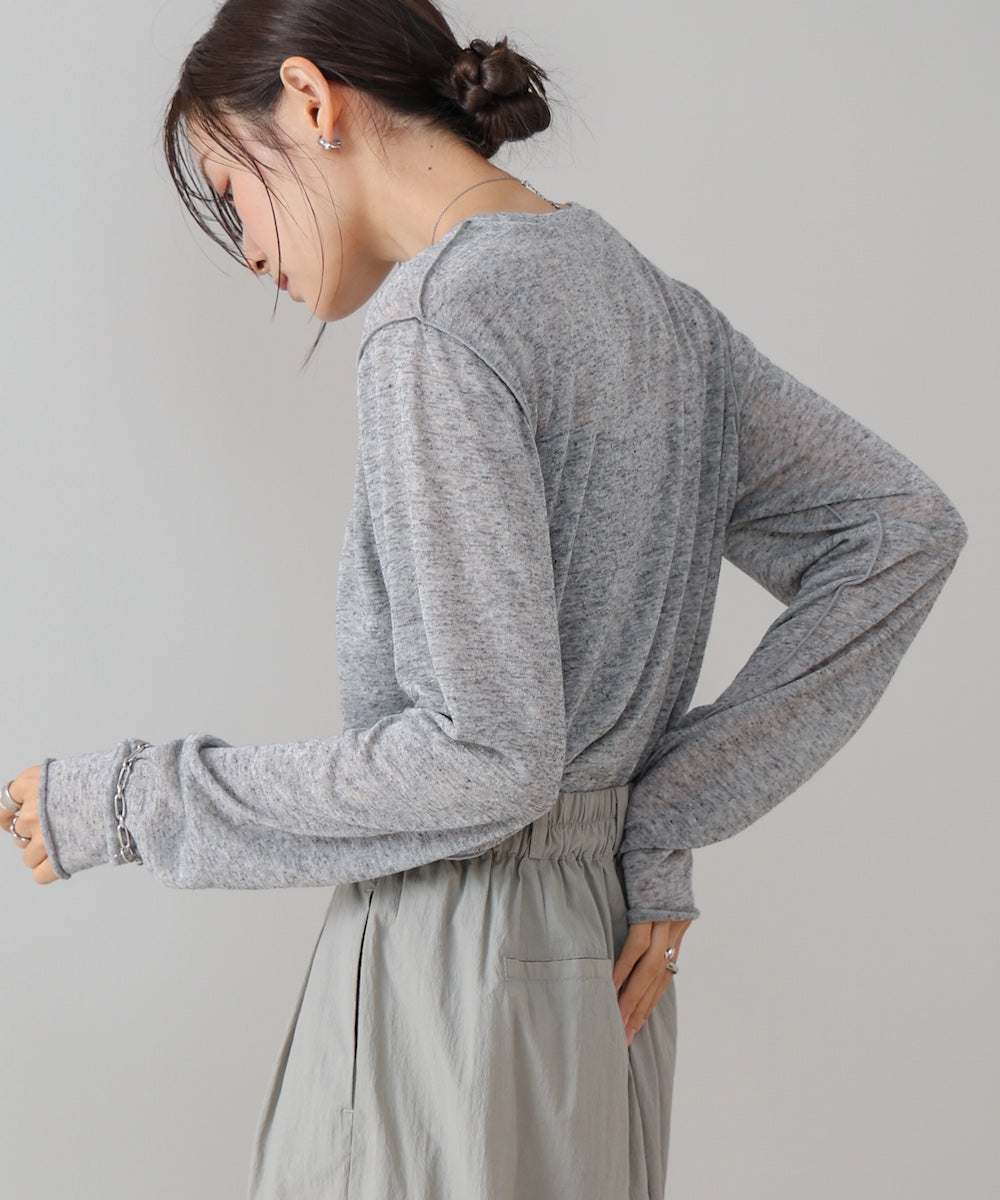 メランジシアーベーシックカットソー