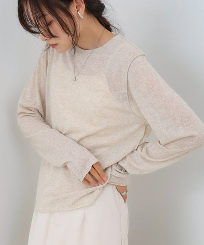 メランジシアーベーシックカットソー