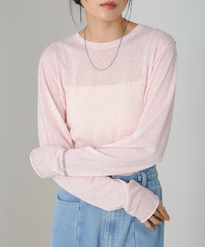 メランジシアーベーシックカットソー