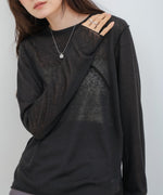 メランジシアーベーシックカットソー