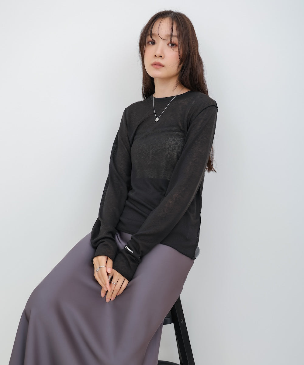 メランジシアーベーシックカットソー