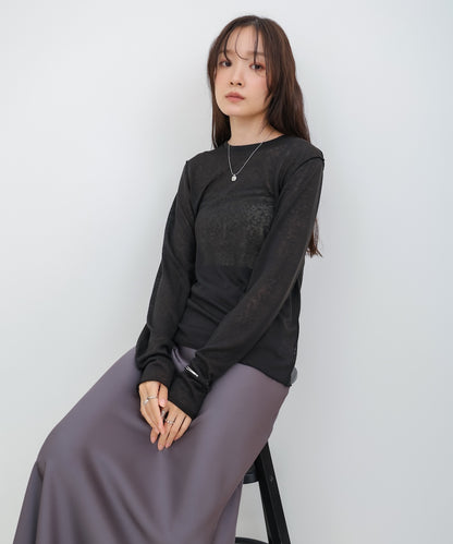 メランジシアーベーシックカットソー