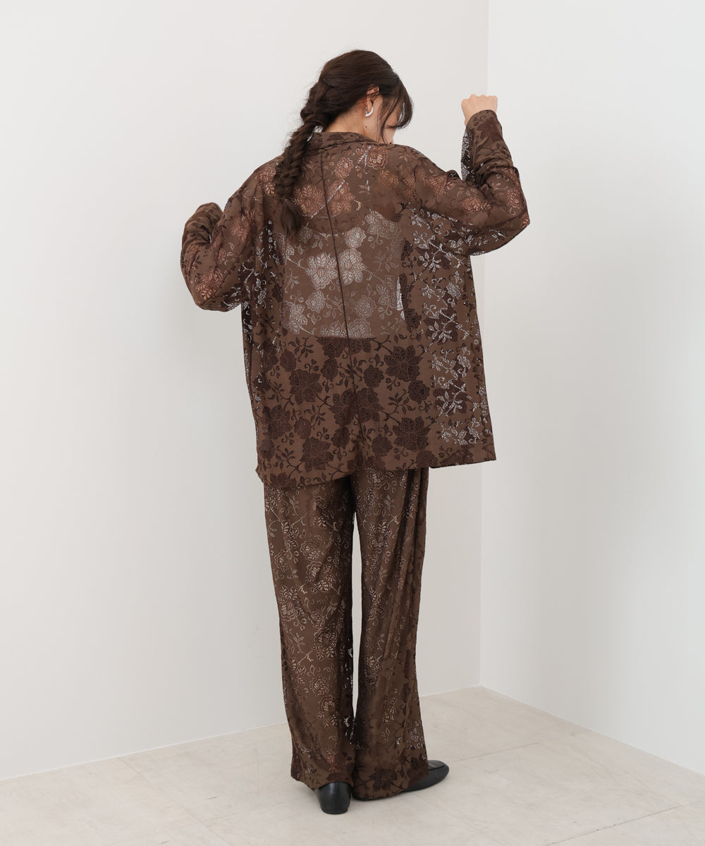 フラワーレースジャケット