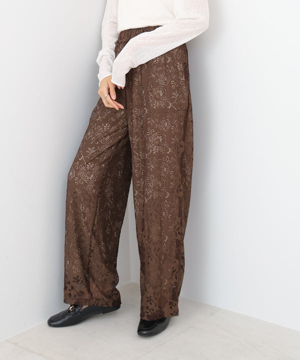 【S・Mサイズ展開】フラワーレースリラックスパンツ