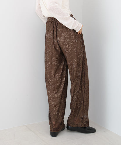 【S・Mサイズ展開】フラワーレースリラックスパンツ