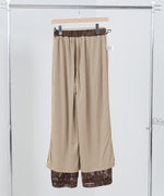 【S・Mサイズ展開】フラワーレースリラックスパンツ