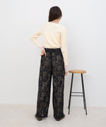 【S・Mサイズ展開】フラワーレースリラックスパンツ