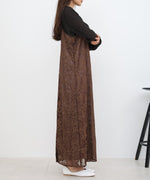 【S・Mサイズ展開】フラワーレースＩラインキャミワンピース