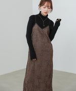 【S・Mサイズ展開】フラワーレースＩラインキャミワンピース