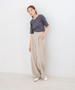 前後2WAYホールデザインニットトップス