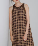 チェックアメスリフレアワンピース