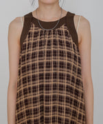 チェックアメスリフレアワンピース