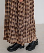 チェックアメスリフレアワンピース