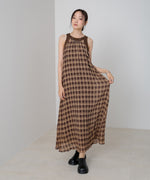チェックアメスリフレアワンピース