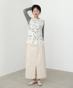 モールヤーンクロシェチュニックベスト