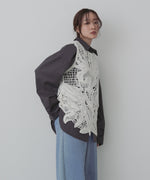 モールヤーンクロシェチュニックベスト