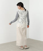 モールヤーンクロシェチュニックベスト