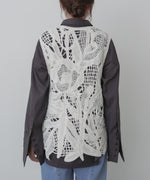 モールヤーンクロシェチュニックベスト