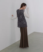 モールヤーンクロシェチュニックベスト