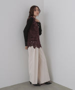 モールヤーンクロシェチュニックベスト