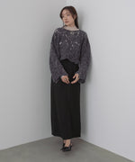 モールヤーンクロシェショートトップス