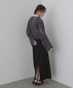 モールヤーンクロシェショートトップス